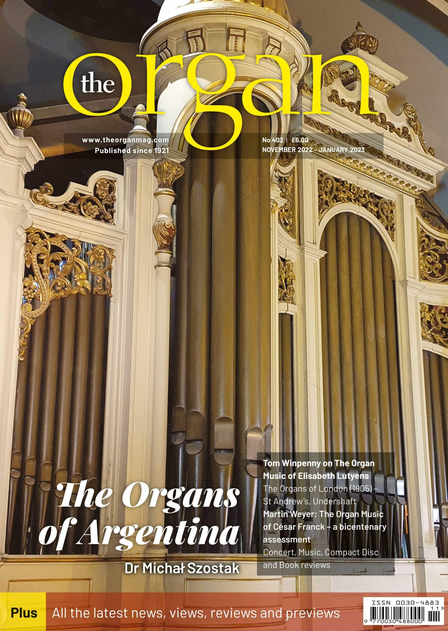 The Organ magazine Autumn 2022